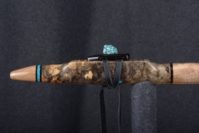 Buckeye Burl Native American Flute, Minor, Mid A-4, #U4C (8)